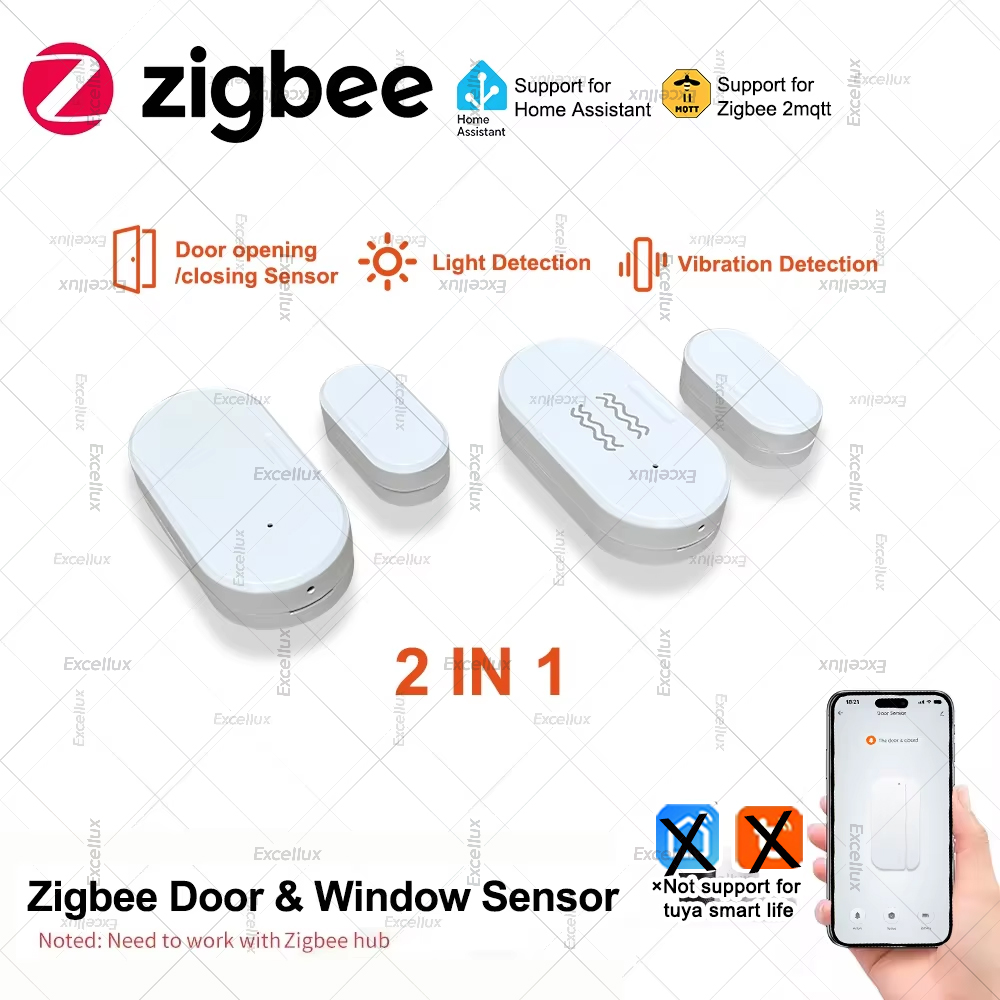 Home Security Gadgets - Zigbee 3.0 czujnik okna drzwi z