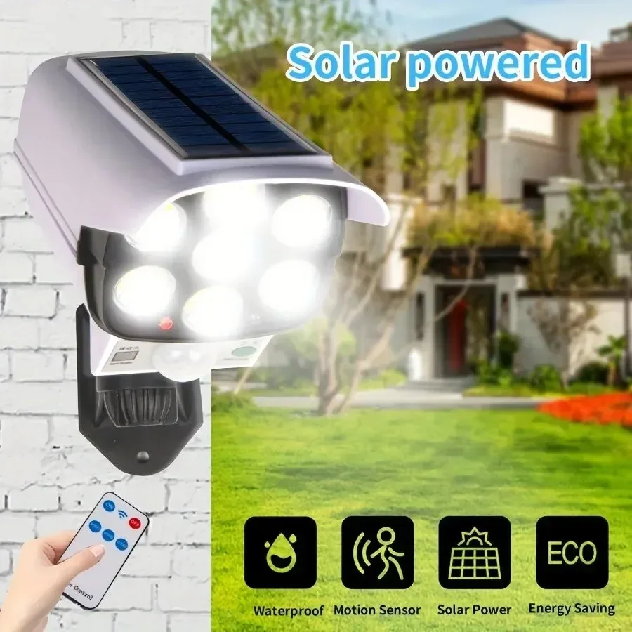 Fake Camera Dummy - Zewnętrzne lampy solarne z czujnikiem ruchu,