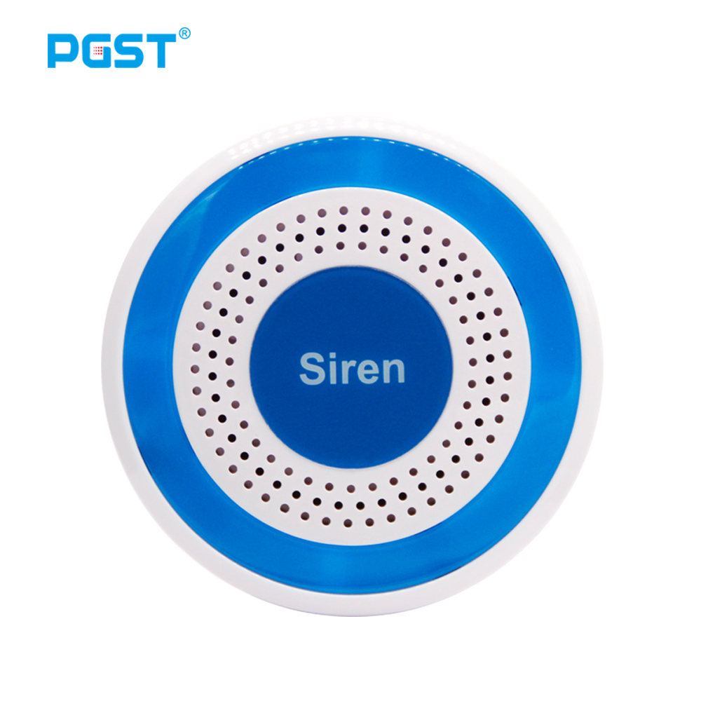 Home Security Gadgets - PGST 433Mhz wewnętrzna bezprzewodowa syrena alarmowa