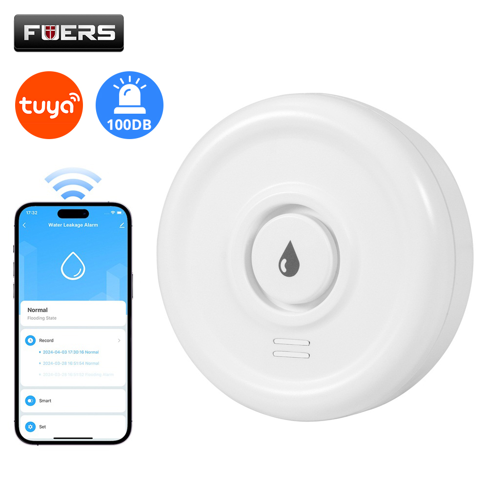 Home Security Gadgets - Fuers Detektor wycieku wody Inteligentny alarm