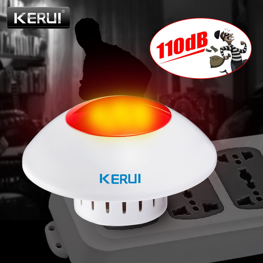Home Security Gadgets - KERUI J009 Głośna syrena wewnętrzna Bezprzewodowa