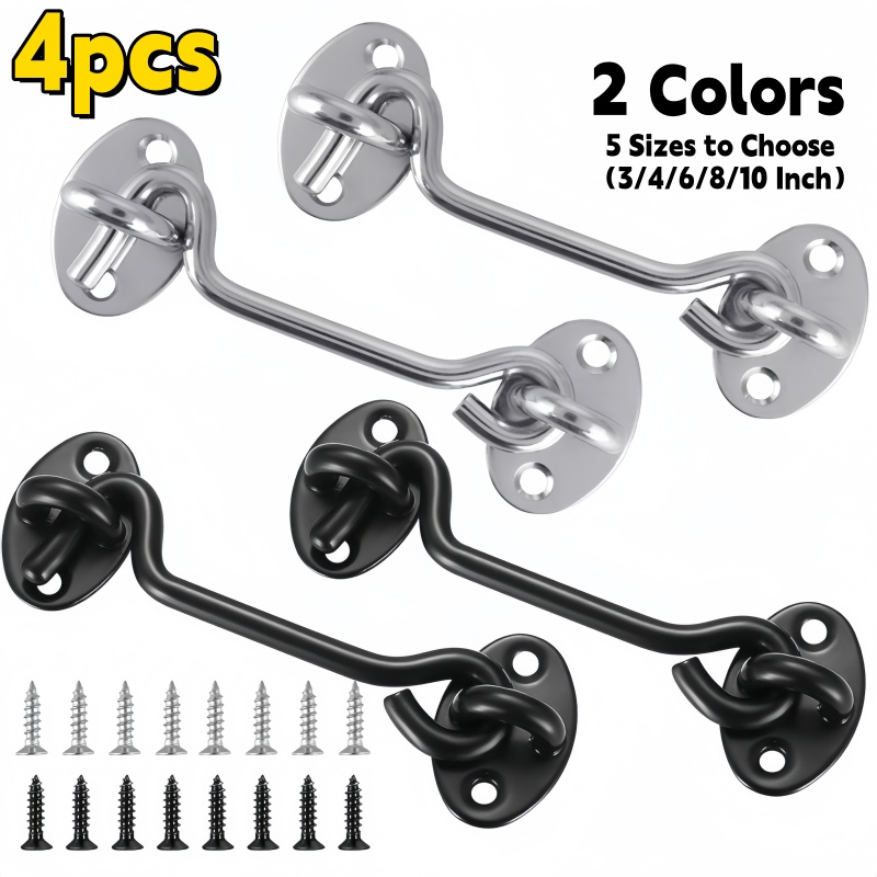 Home Security Tapo - 4 szt. 3/4/6/8/10 cali hak ze