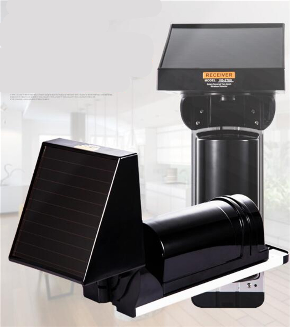 Home Security Outdoor - Bezprzewodowy, solarny, zewnętrzny, wodoodporny czujnik ruchu