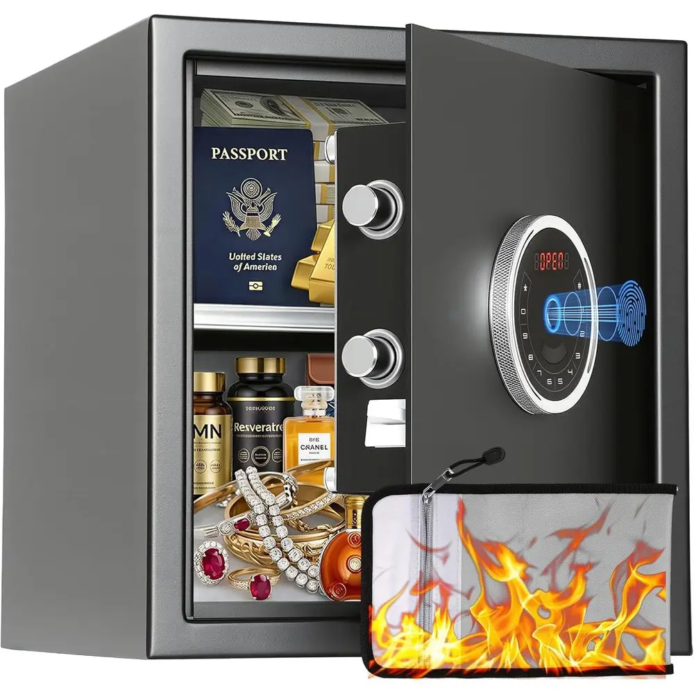 Home Security Safe - Automatycznie otwierany sejf biometryczny 1.5 z