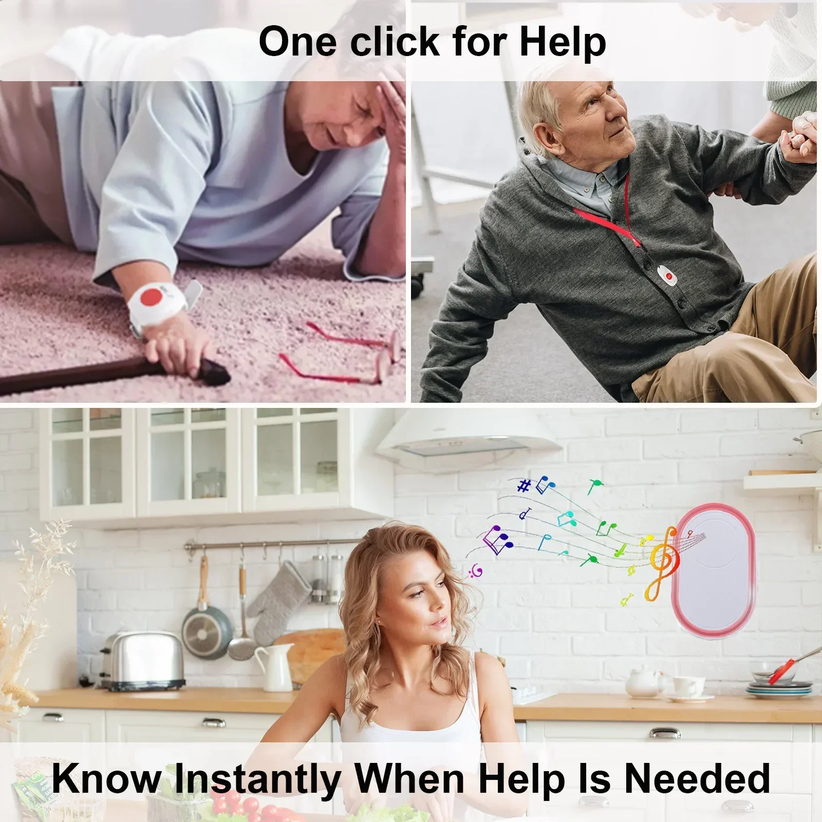 Bezprzewodowy pager dla opieku – Home Security Gadgets recenzja i cena