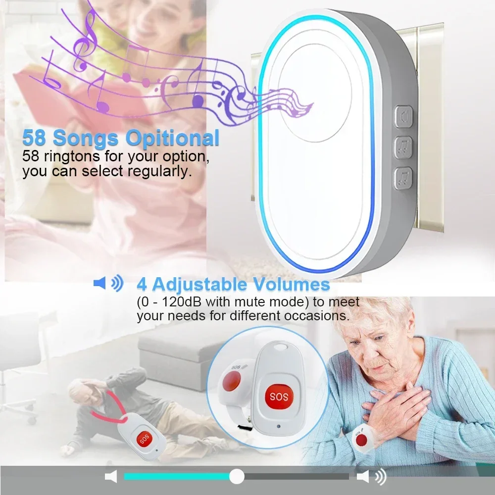 Bezprzewodowy pager dla opieku – Home Security Gadgets recenzja i cena