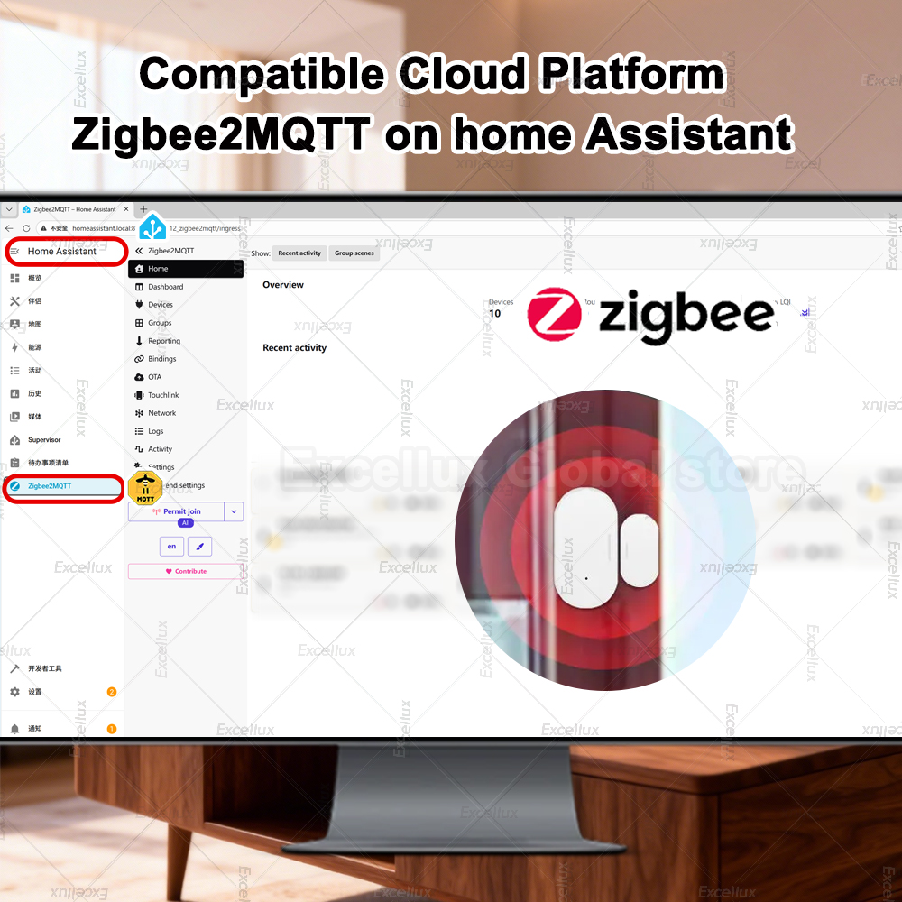 Zigbee 3.0 czujnik okna drzwi  – Home Security Gadgets recenzja i cena