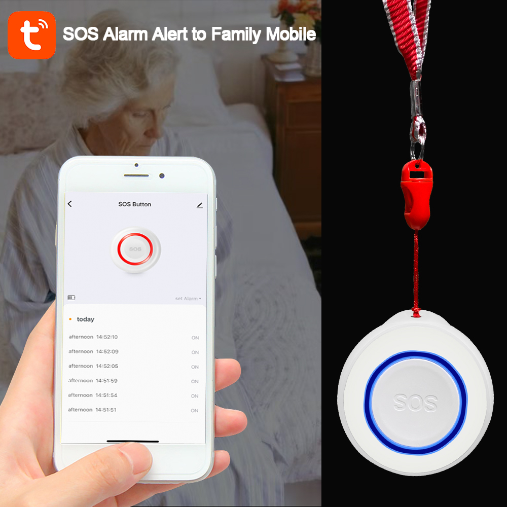 Tuya WiFi SOS przycisk alarmow – Home Security Outdoor recenzja i cena
