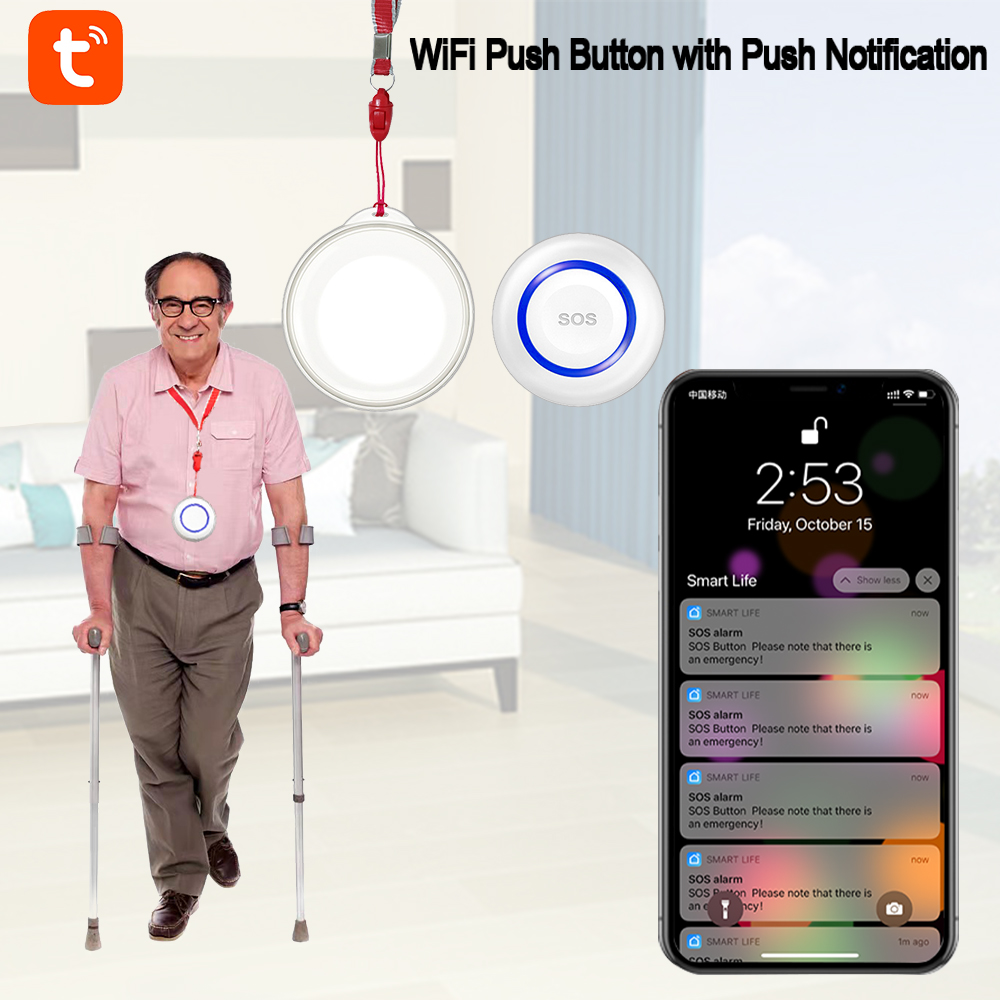 Tuya WiFi SOS przycisk alarmow – Home Security Outdoor recenzja i cena