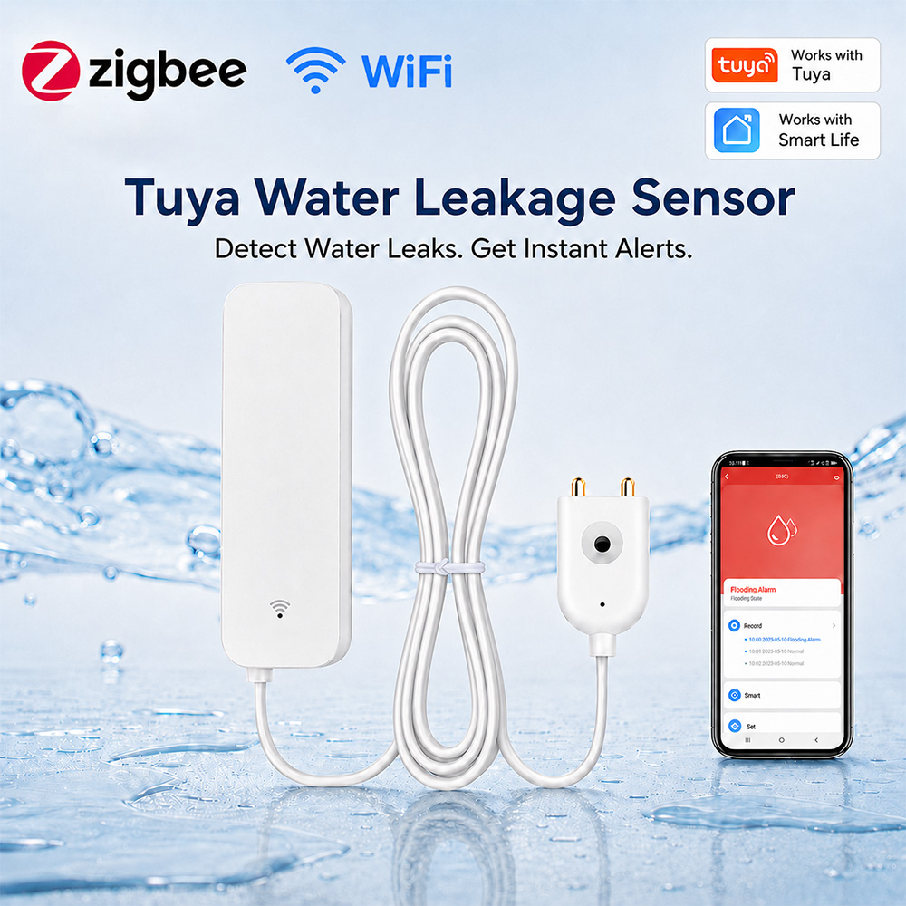 Czujnik wycieku wody ZigBee Wi – Home Security Gadgets recenzja i cena