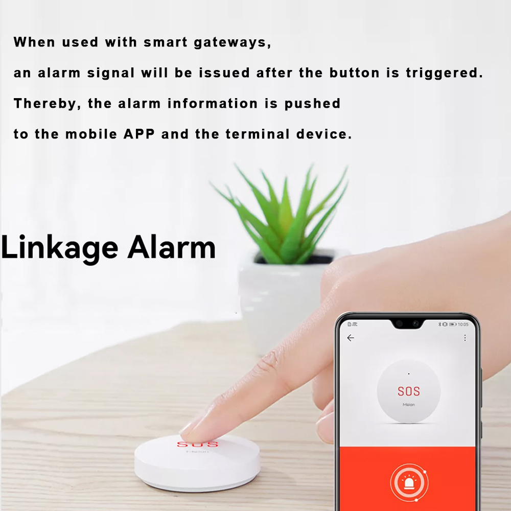 Zigbee Tuya SOS przycisk awary – Home Security Company recenzja i cena