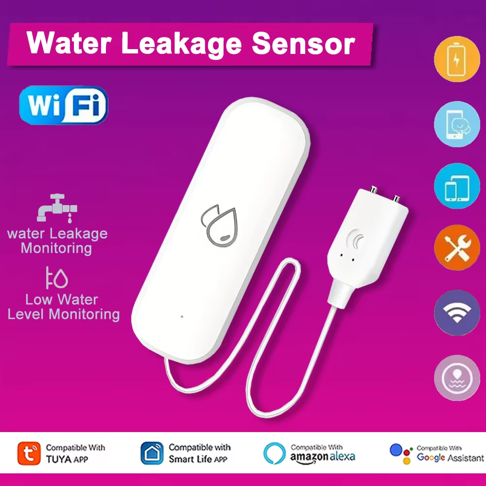 Czujnik wycieku wody Tuya WiFi – Home Security And Monitoring recenzja i cena