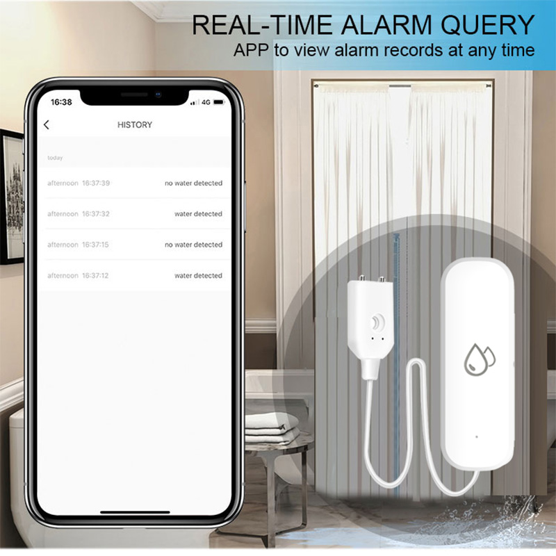Czujnik wycieku wody Tuya WiFi – Home Security And Monitoring recenzja i cena