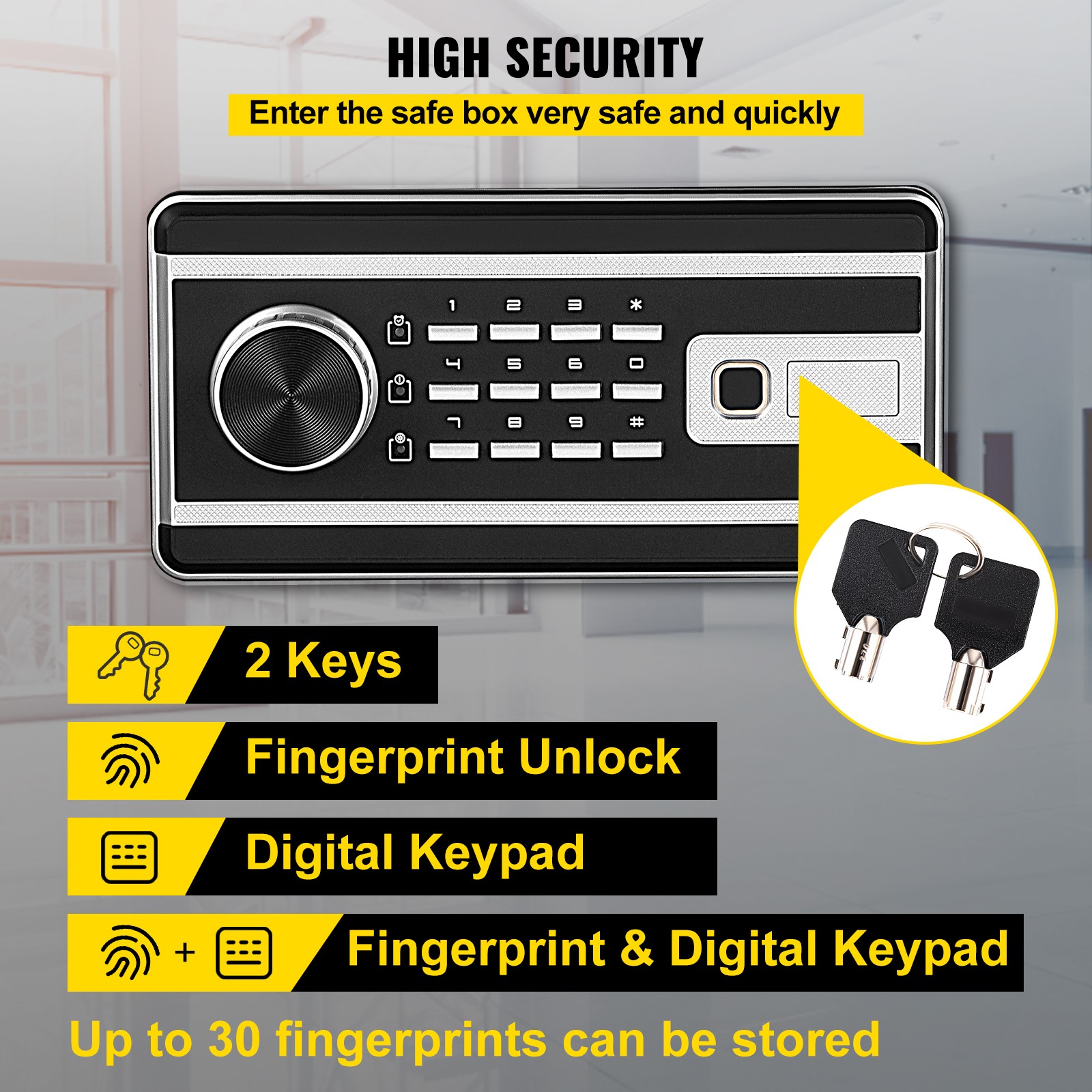 Bezpieczny sejf z zamkiem 2,1  – Home Security Safe recenzja i cena