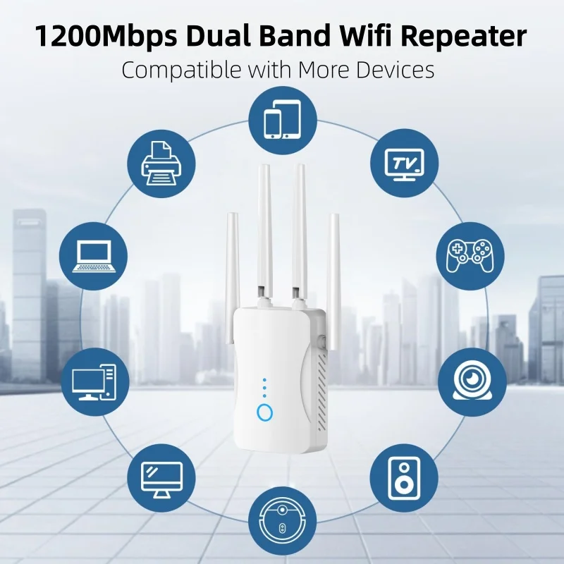 Wzmacniacz WiFi Dual Band 1200 – Home Security Outdoor recenzja i cena