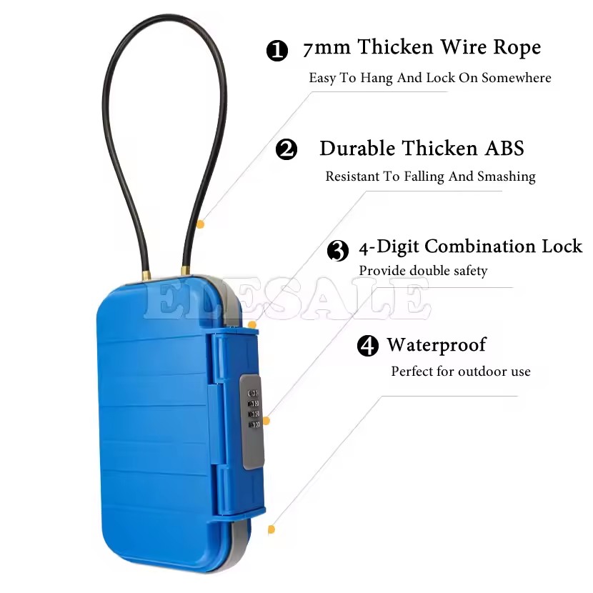 Kreatywny przenośny 4-cyfrowy  – Home Security Safe recenzja i cena