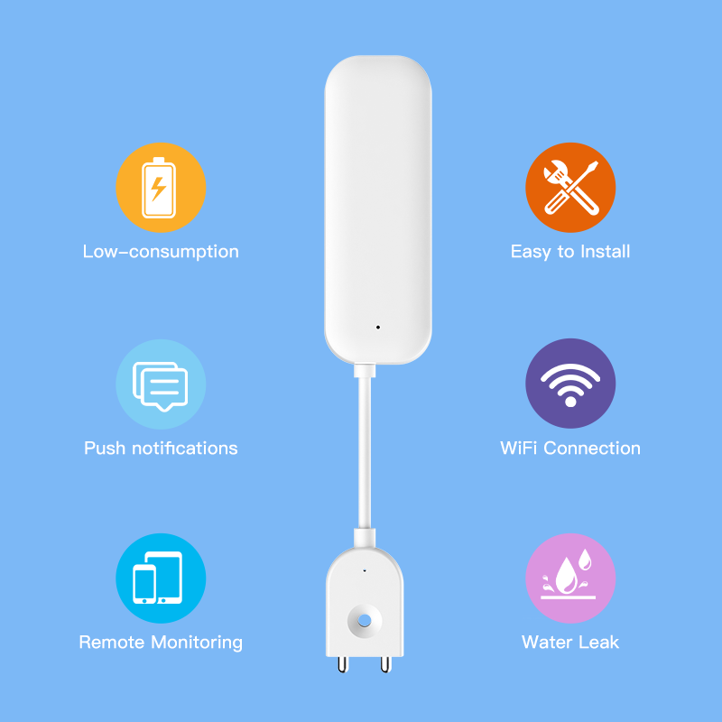 Tuya WiFi ZigBee czujnik wody  – Home Security Gadgets recenzja i cena