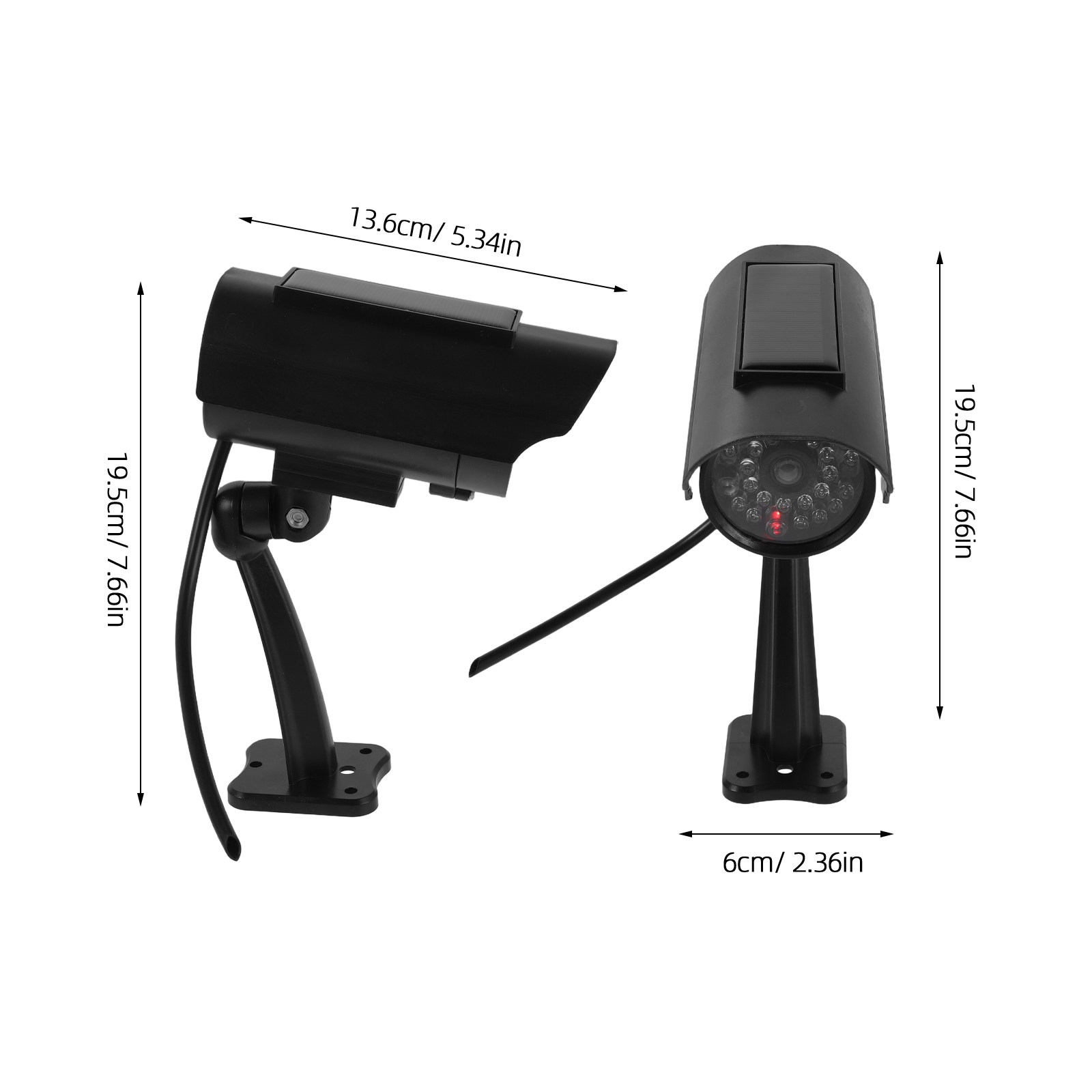 2 sztuki atrap kamer bezpiecze – Fake Camera Dummy recenzja i cena