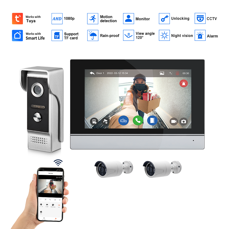 7-calowy ekran IPS, 2MP, zdaln – Home Security Company recenzja i cena