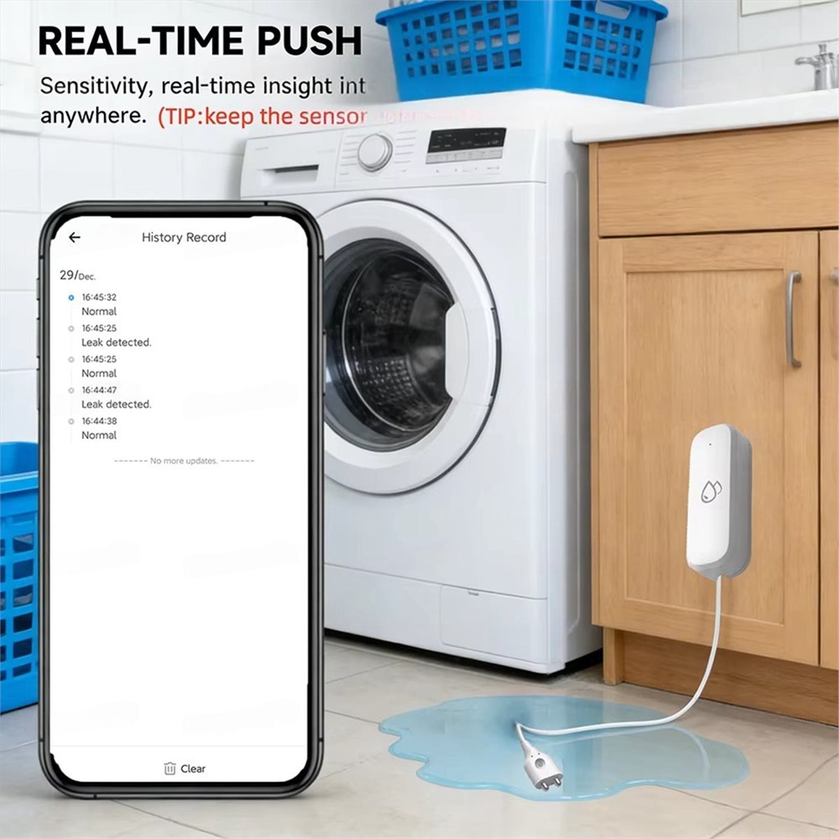 Kompatybilny czujnik wycieku w – Home Security Usa recenzja i cena